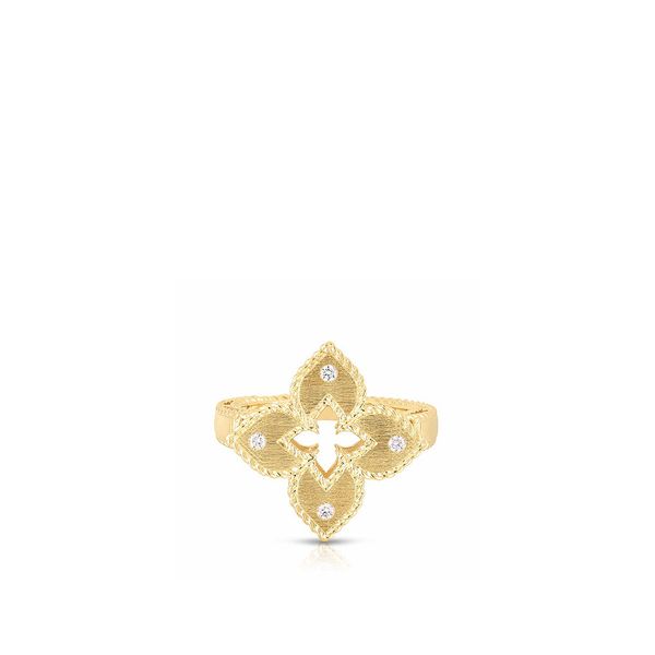 Roberto Coin Venetian Princess Diamond Flower Ring Kiefer Jewelers Lutz, FL