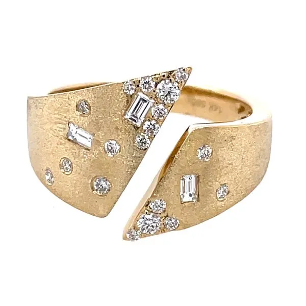 14K Diamond Flush Set Split Shank Ring Kiefer Jewelers Lutz, FL