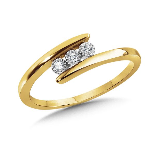 10KY Diamond Bypass Ring Kiefer Jewelers Lutz, FL