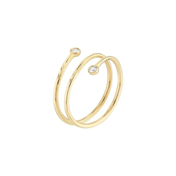 14K Diamond Wrap Around Ring Image 2 Kiefer Jewelers Lutz, FL