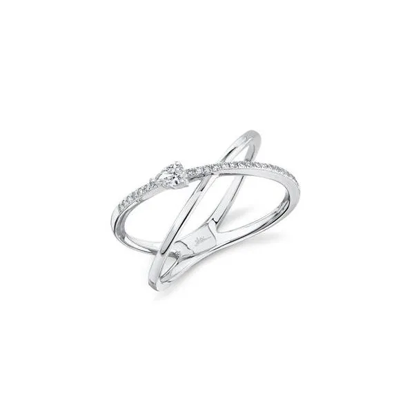 Diamond Criss Cross Ring Kiefer Jewelers Lutz, FL