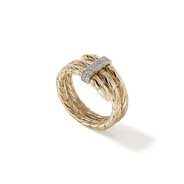 John Hardy 14K Diamond Spear Ring Image 3 Kiefer Jewelers Lutz, FL