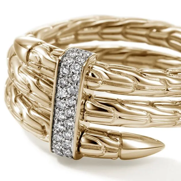 John Hardy 14K Diamond Spear Ring Image 4 Kiefer Jewelers Lutz, FL