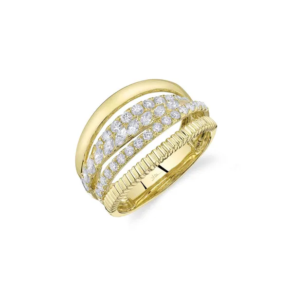 14KY .79CTW Multi Row Diamond Fashion Ring Kiefer Jewelers Lutz, FL
