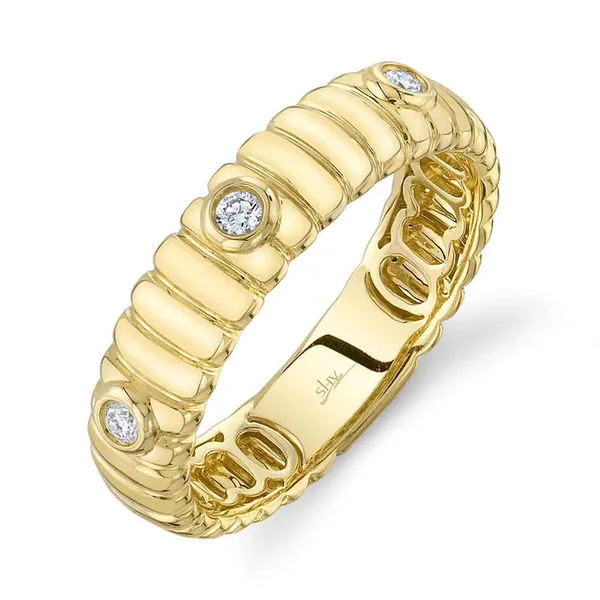 14KY Diamond Three Stone Fashion Band by Shy Creation Kiefer Jewelers Lutz, FL