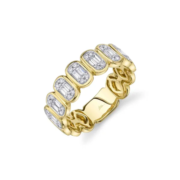 14KY Diamond Bagguette Fashion Band by Shy Creation Kiefer Jewelers Lutz, FL
