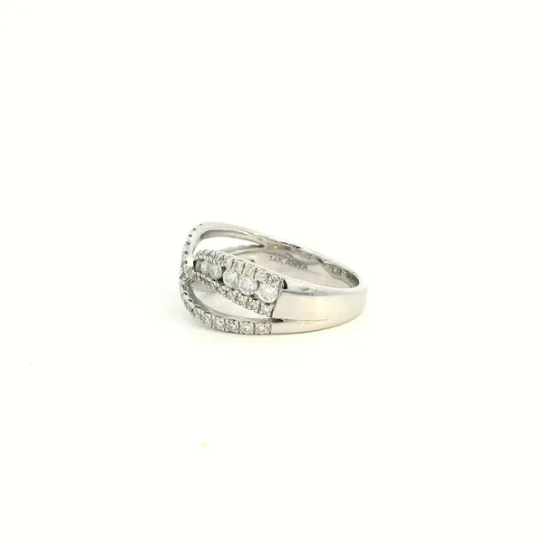 14KW Diamond Twist Fashion Ring Image 4 Kiefer Jewelers Lutz, FL