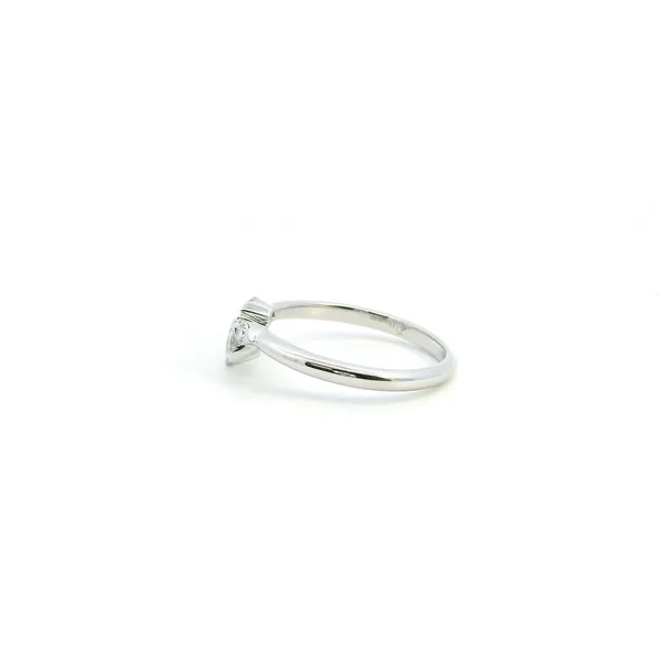 14KW Diamond Marquise and Round Diamond Curved Wedding Band Image 4 Kiefer Jewelers Lutz, FL