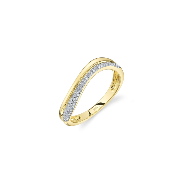 14KY Diamond Pave Curved Fashion Ring by Shy Creation Kiefer Jewelers Lutz, FL