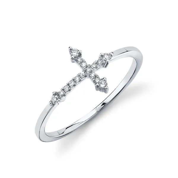 14K Diamond Cross Ring by Shy Creation Kiefer Jewelers Lutz, FL