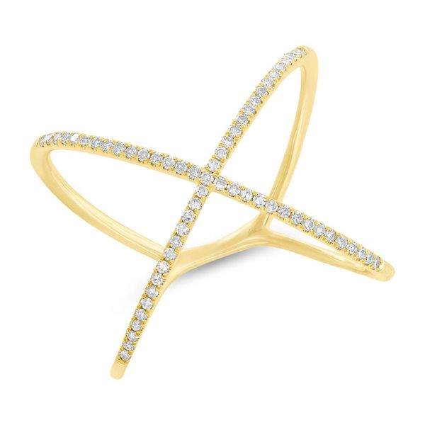 14K Diamond X Ring by Shy Creation Kiefer Jewelers Lutz, FL