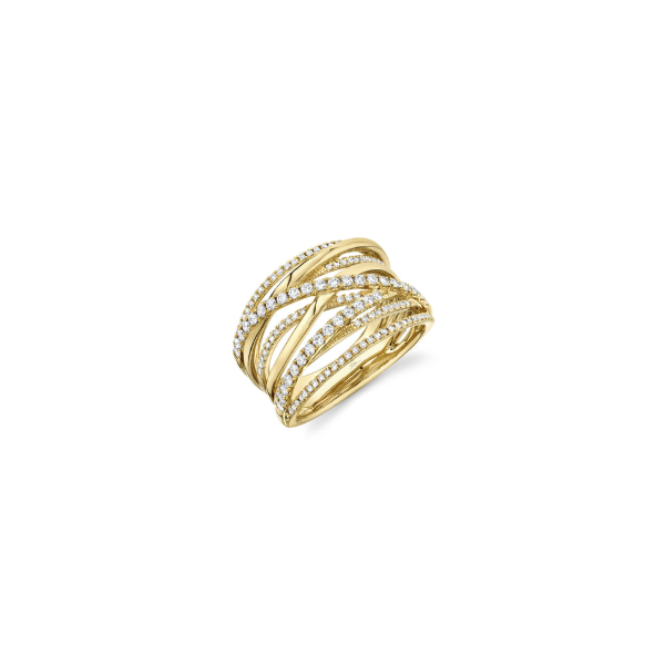 14KY .62CTW Diamond Bridge Ring by Shy Creation Kiefer Jewelers Lutz, FL