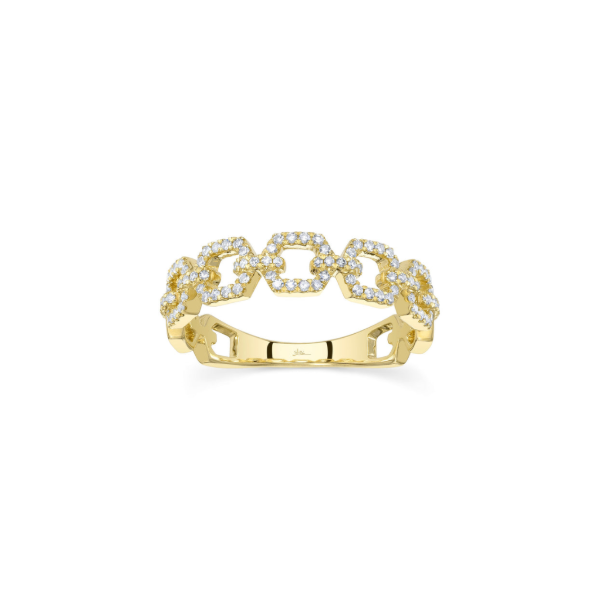 14KY 0.22CTW Diamond Link Ring by Shy Creation Image 2 Kiefer Jewelers Lutz, FL