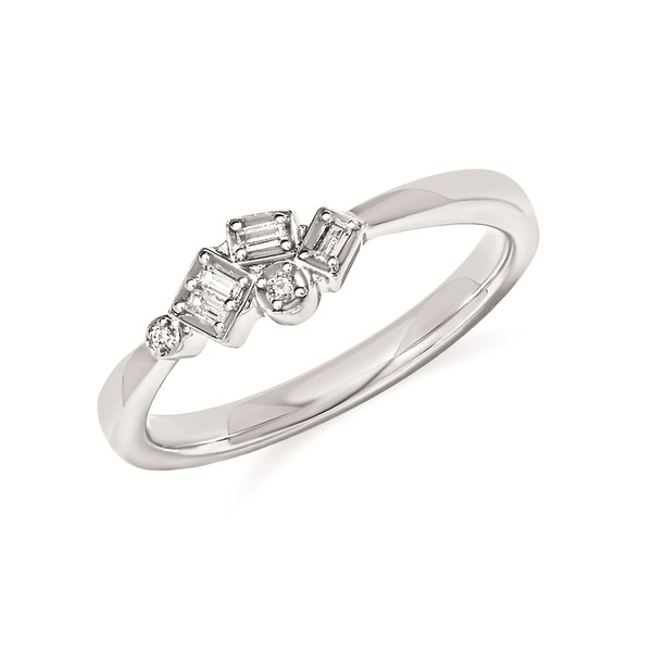 SS Diamond Bagguette and Round Fashion Ring Kiefer Jewelers Lutz, FL