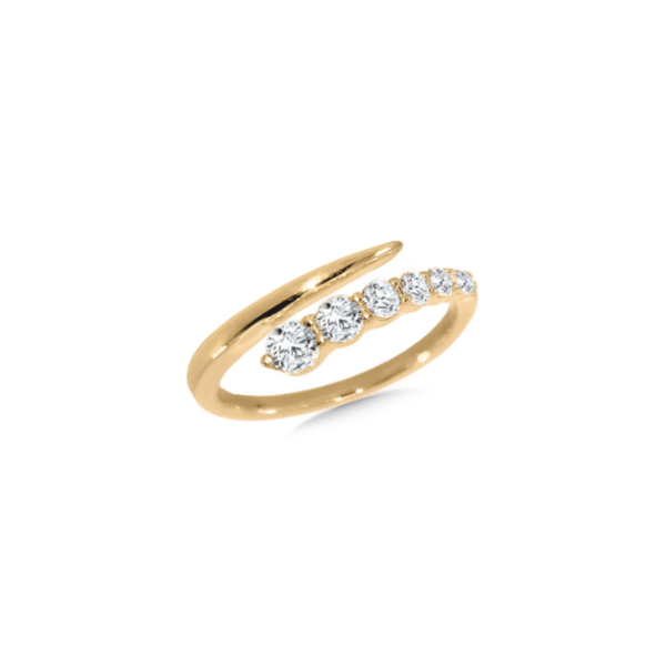 14KY 0.50CTW Diamond Bypass Ring Kiefer Jewelers Lutz, FL