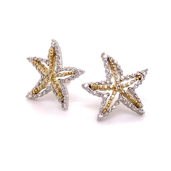 Diamond Starfish Earrings Kiefer Jewelers Lutz, FL