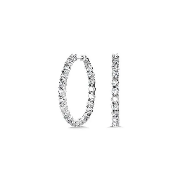 2ctw Diamond Hoop Earrings Kiefer Jewelers Lutz, FL