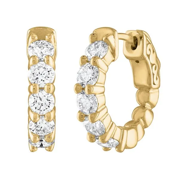 14K .50CTW Dia Huggie Earring Kiefer Jewelers Lutz, FL
