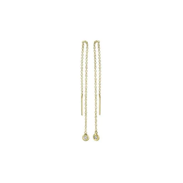 14K Diamond Threader Earring by Shy Creation Kiefer Jewelers Lutz, FL