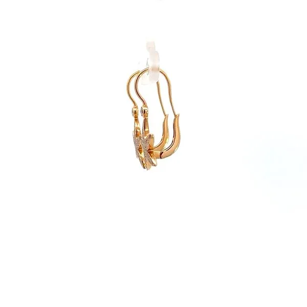 18K Diamond Star Fish Earring Image 3 Kiefer Jewelers Lutz, FL