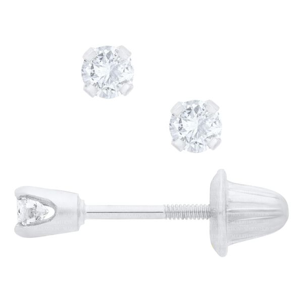 Children's 14K .18CTW Diamond Stud Earrings Kiefer Jewelers Lutz, FL