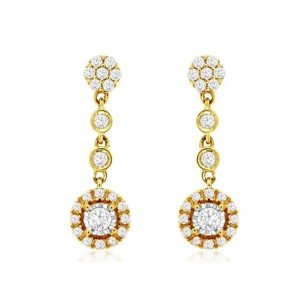 14K Diamond Drop Earring Kiefer Jewelers Lutz, FL