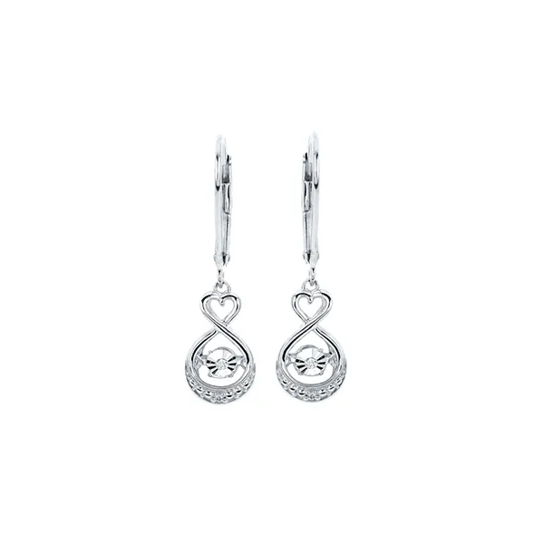 Sterling Silver Shimmering Diamond Earrings Kiefer Jewelers Lutz, FL
