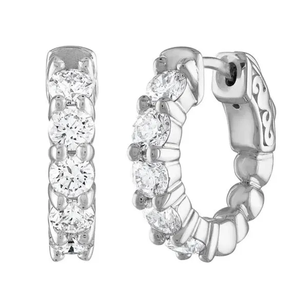 14K Diamond Huggie Earring Kiefer Jewelers Lutz, FL