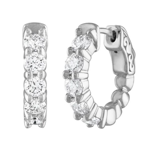 14K Diamond Huggie Earring Kiefer Jewelers Lutz, FL