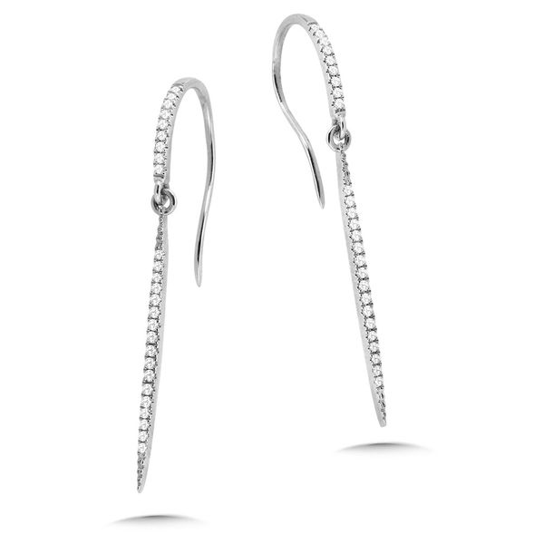 14KW Diamond Dangle Drop Earrings Kiefer Jewelers Lutz, FL