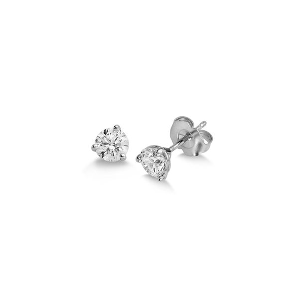 0.40 CTW Three Prong Diamond Stud Earrings Kiefer Jewelers Lutz, FL