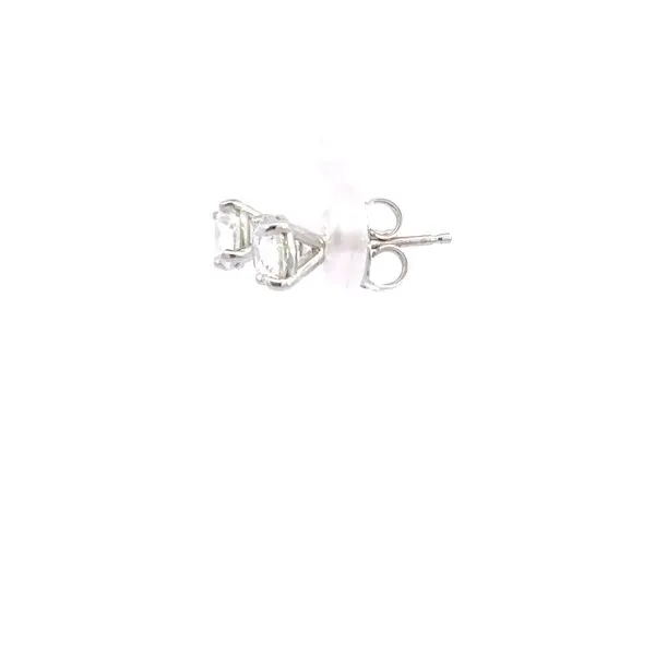14KW 1.27CTW Diamond Stud Earrings Image 3 Kiefer Jewelers Lutz, FL