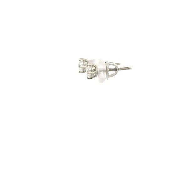 14K .50CTW Diamond Stud Earrings Image 4 Kiefer Jewelers Lutz, FL