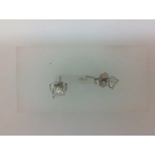 14KW .50CTW Diamond Stud Earrings Image 2 Kiefer Jewelers Lutz, FL