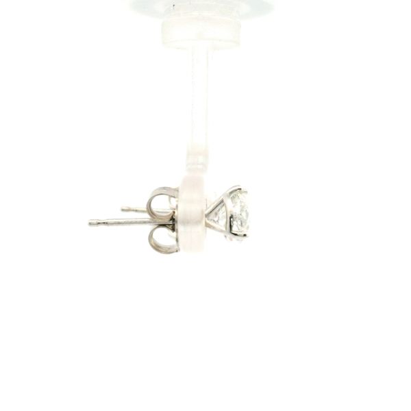 14KW 1.02CTW Diamond Stud Earrings Image 3 Kiefer Jewelers Lutz, FL
