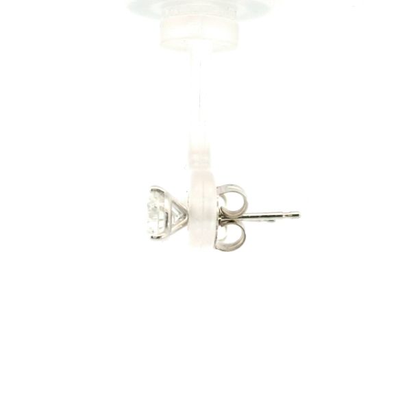 14KW 1.02CTW Diamond Stud Earrings Image 4 Kiefer Jewelers Lutz, FL