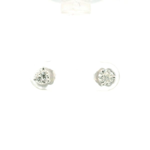 14KW 0.58CTW Diamond Stud Earrings Kiefer Jewelers Lutz, FL