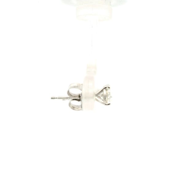 14KW 0.39CTW Diamond Stud Earrings Image 3 Kiefer Jewelers Lutz, FL