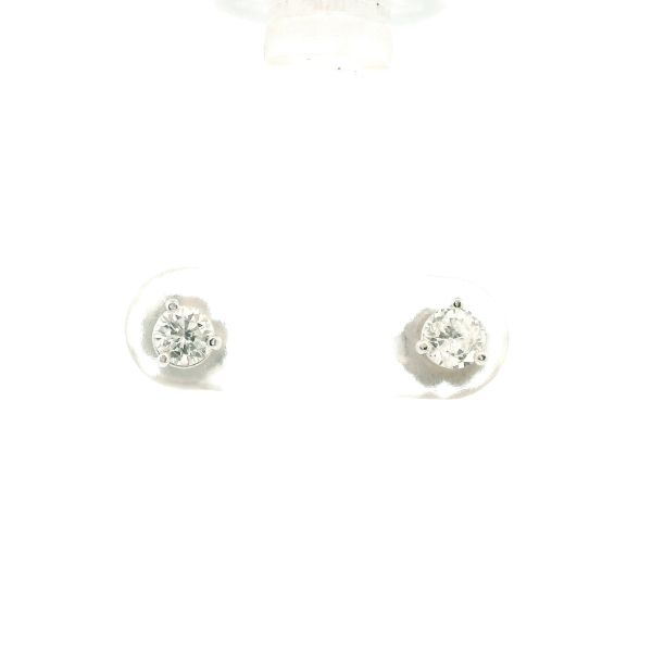 14KW 0.39CTW Diamond Stud Earrings Kiefer Jewelers Lutz, FL