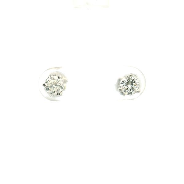 14KW 0.50CTW Diamond Stud Earrings in Martini Setting Kiefer Jewelers Lutz, FL