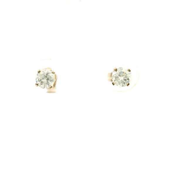 14KY 0.50CTW Diamond Stud Earrings Kiefer Jewelers Lutz, FL