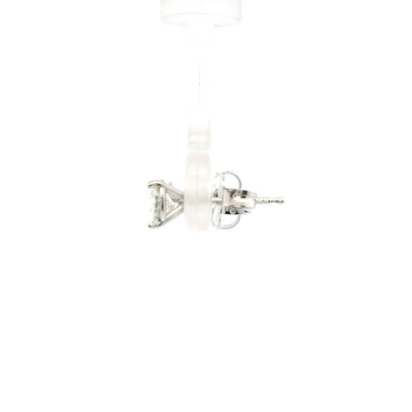 14KW 0.50CTW Diamond Stud Earrings Image 4 Kiefer Jewelers Lutz, FL