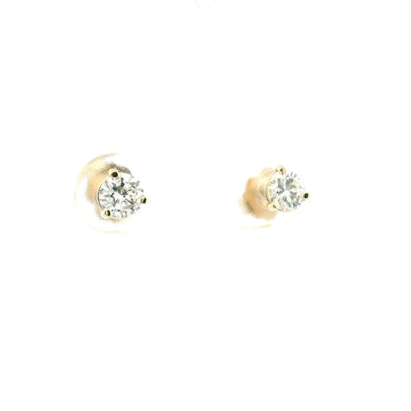 14KY .50CTW Diamond Stud Earrings Image 3 Kiefer Jewelers Lutz, FL
