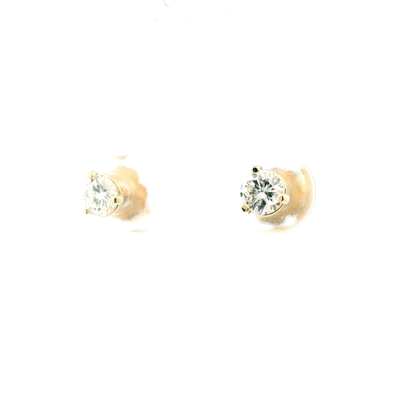 14KY .50CTW Diamond Stud Earrings Image 4 Kiefer Jewelers Lutz, FL
