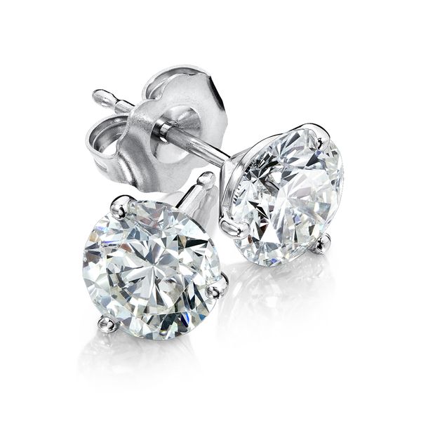 14KW 1ctw Diamond Studs Kiefer Jewelers Lutz, FL