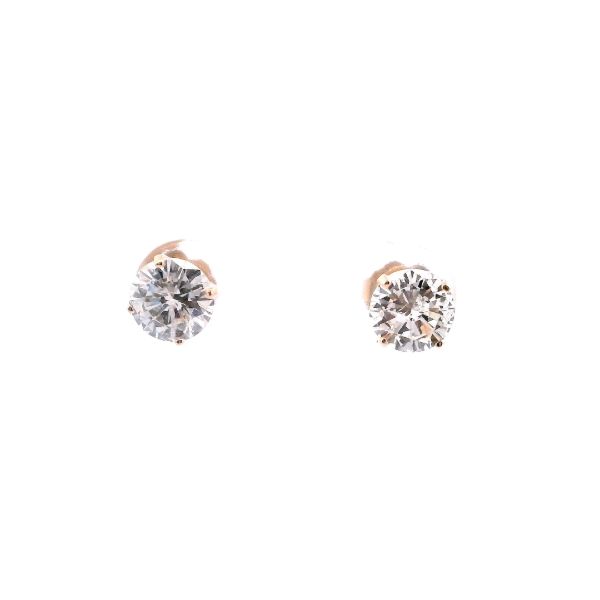 14KY 1.75CTW Diamond Stud Earrings Kiefer Jewelers Lutz, FL