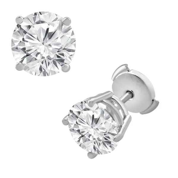 14K 1CTW Lab-Grown Diamond Stud Earrings Kiefer Jewelers Lutz, FL