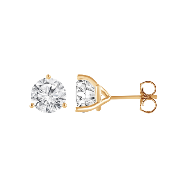 14KY 2CTW Lab Grown Martini Set Diamond Stud Earrings Kiefer Jewelers Lutz, FL