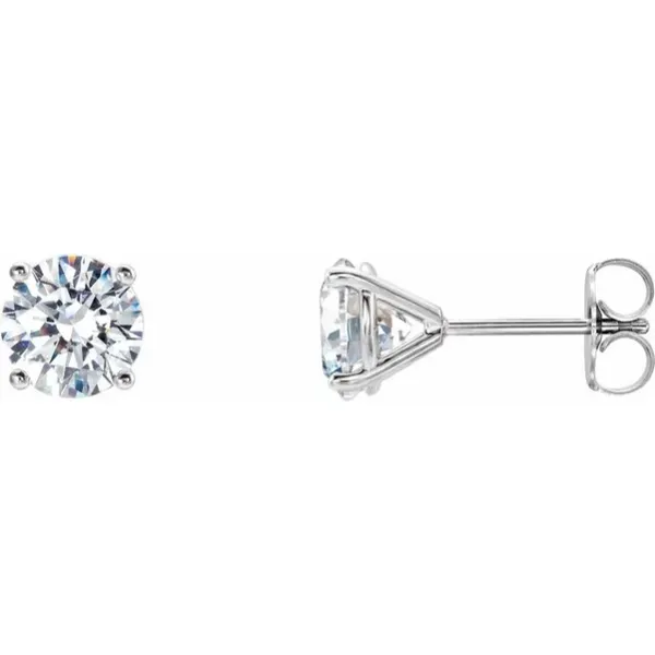 14KW 3CTW Lab Grown Diamond Stud Earrings Kiefer Jewelers Lutz, FL
