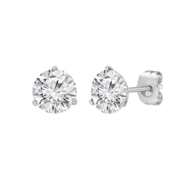 14KW 1CTW Lab Grown Martini Set Diamond Stud Earrings Kiefer Jewelers Lutz, FL